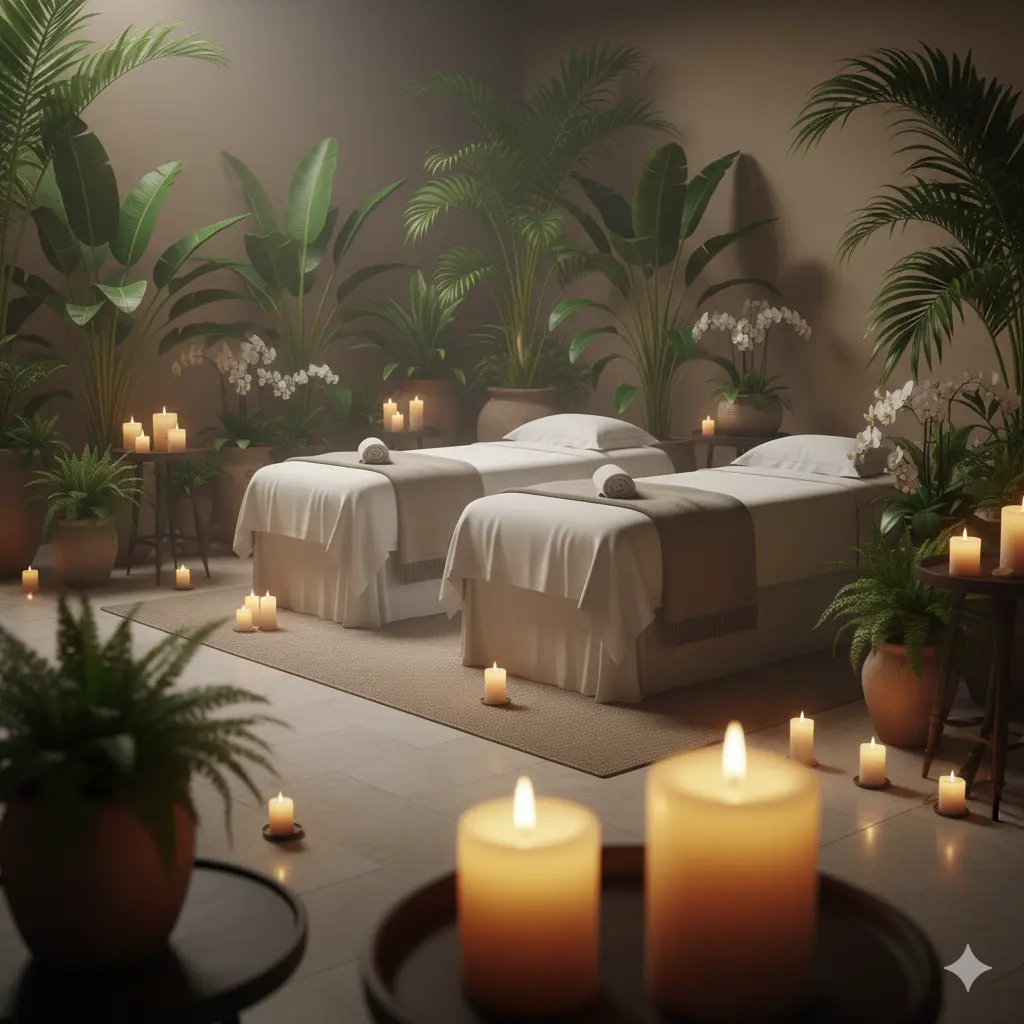 Área de spa y relajación