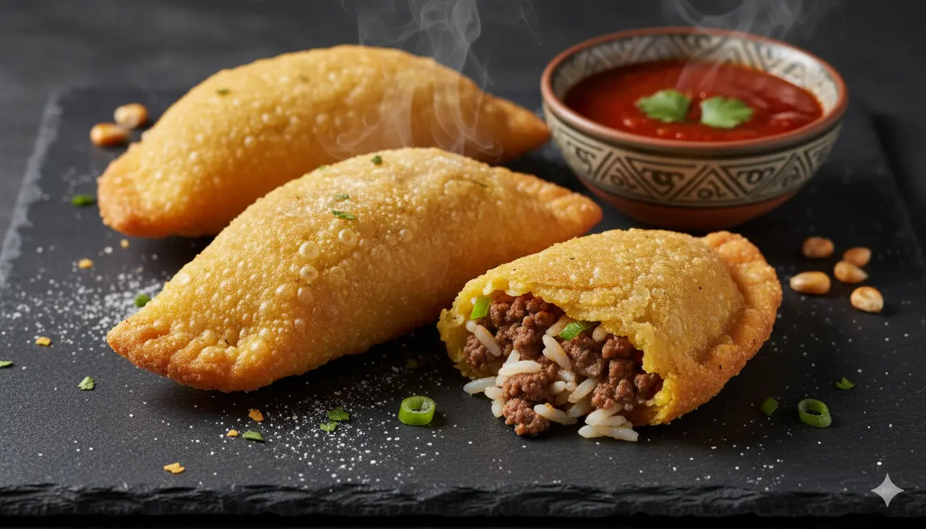 Empanadas de Morochos Cuencanas con Ají de Casa