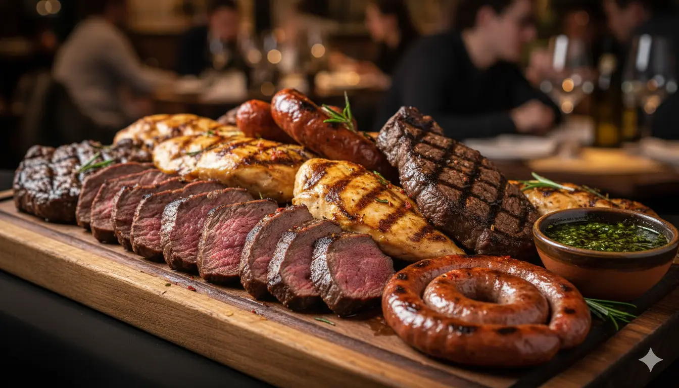 Parrillada Mixta Andina (Lomo, Pollo y Chorizo Artesanal)